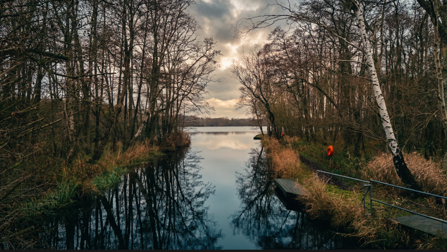 Aerial nature footage